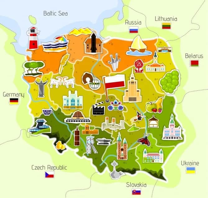 Gdzie leży Polska? Odkryj jej położenie i sąsiednie kraje Gdzie leży Polska? Odkryj jej położenie i sąsiednie kraje